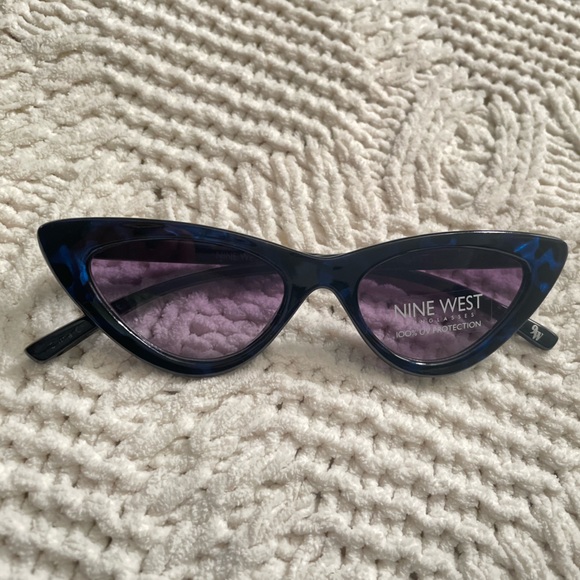 Nine West Accessories - Nine West Blue Cat Eyed Sunnies